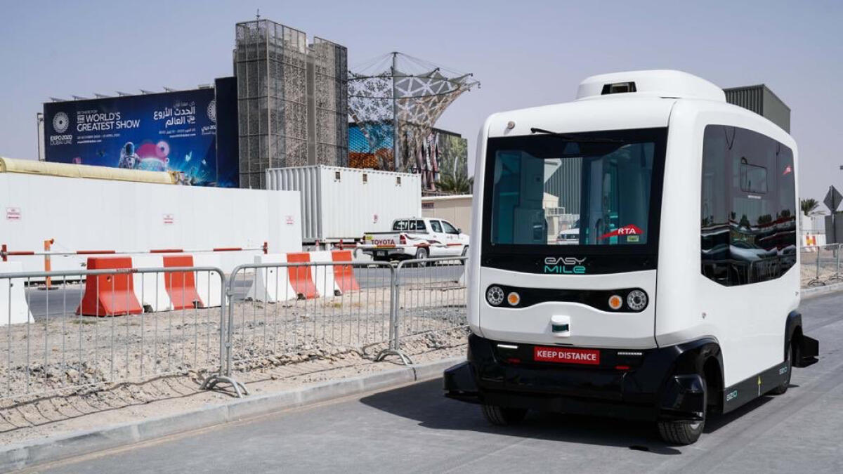 Dubai, trials, driverless, vehicles, Expo 2020, site 