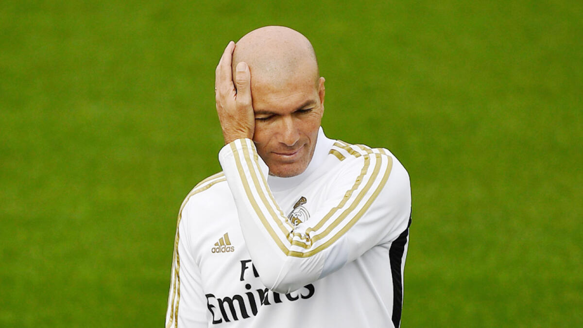 Reals Zidane fed up as injury list grows