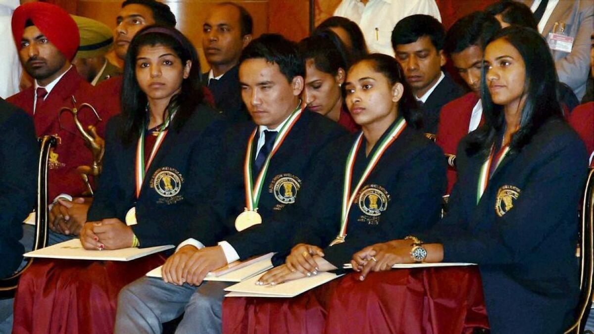 Rio Olympics: Sindhu, Sakshi, Dipa and Jitu conferred Khel Ratna awards
