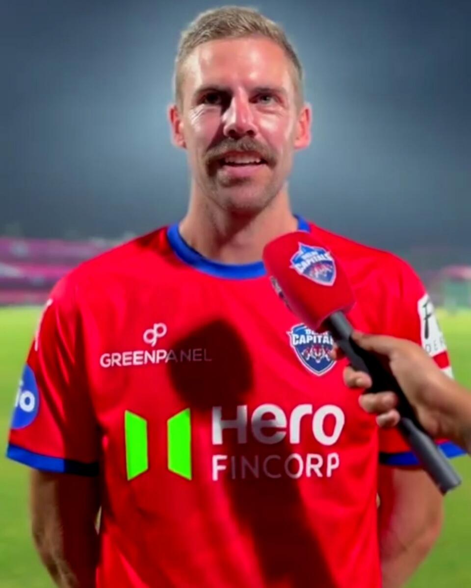 Delhi Capitals' South African pacer Anrich Nortje. — X