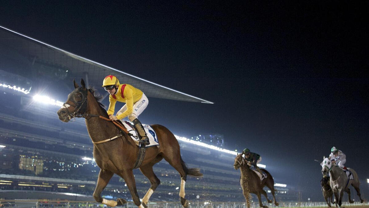 Reynaldothewizard is on track for a Dubai Golden Shaheen tilt following victory in the Dubawi Stakes at Meydan. 