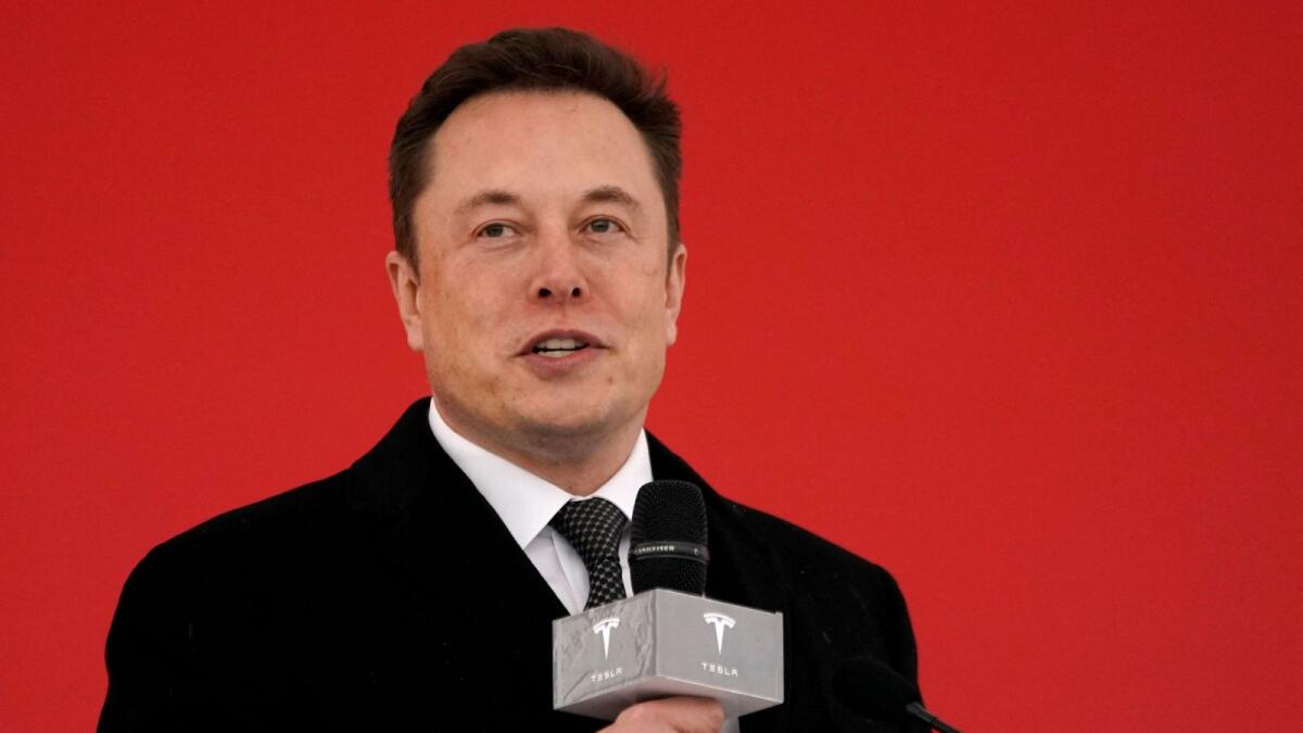Tesla CEO Elon Musk. — Reuters file