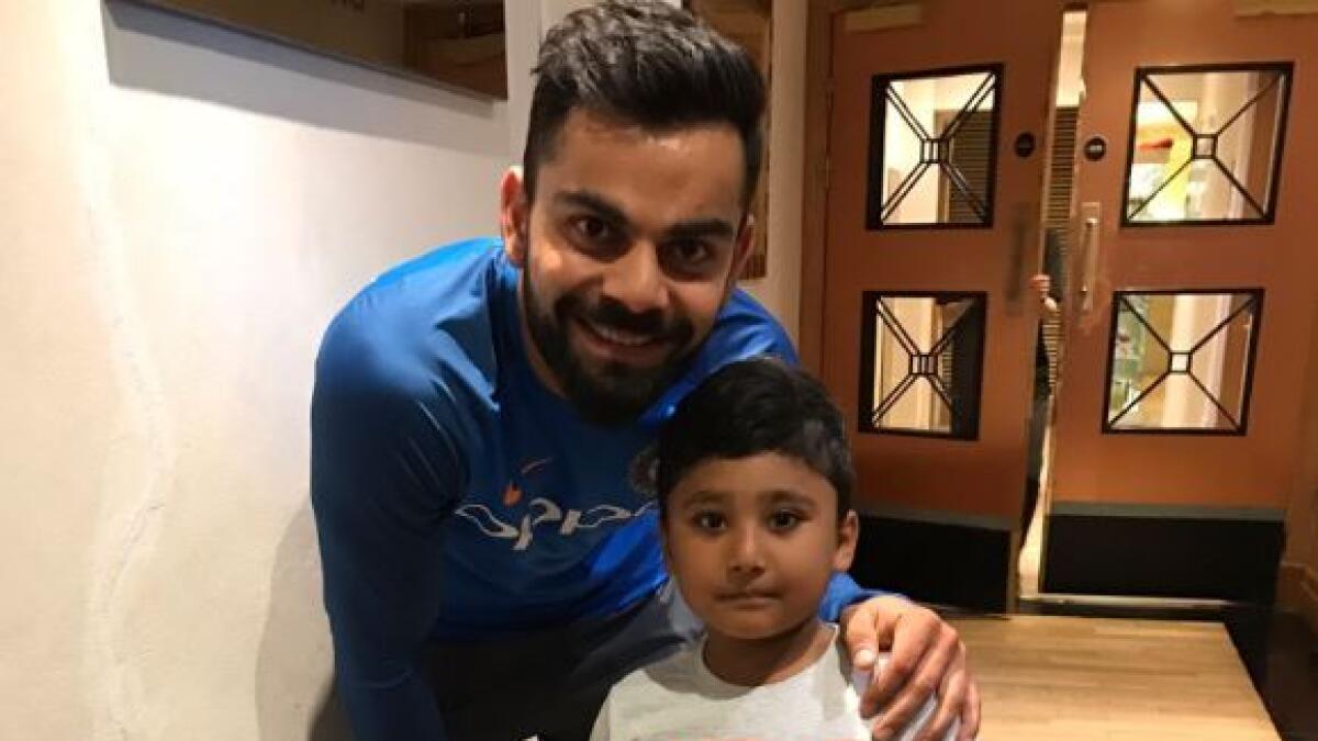 Twitter goes wild after Azhar Ali shares pics of sons with Indian cricketers