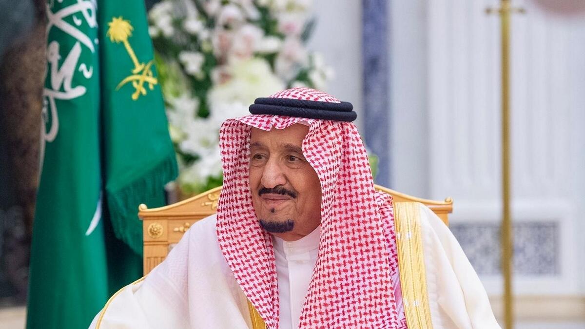 King Salman bin Abdulaziz of Saudi Arabia, holds, cabinet meeting, hospital, Riyadh, Saudi Press Agency