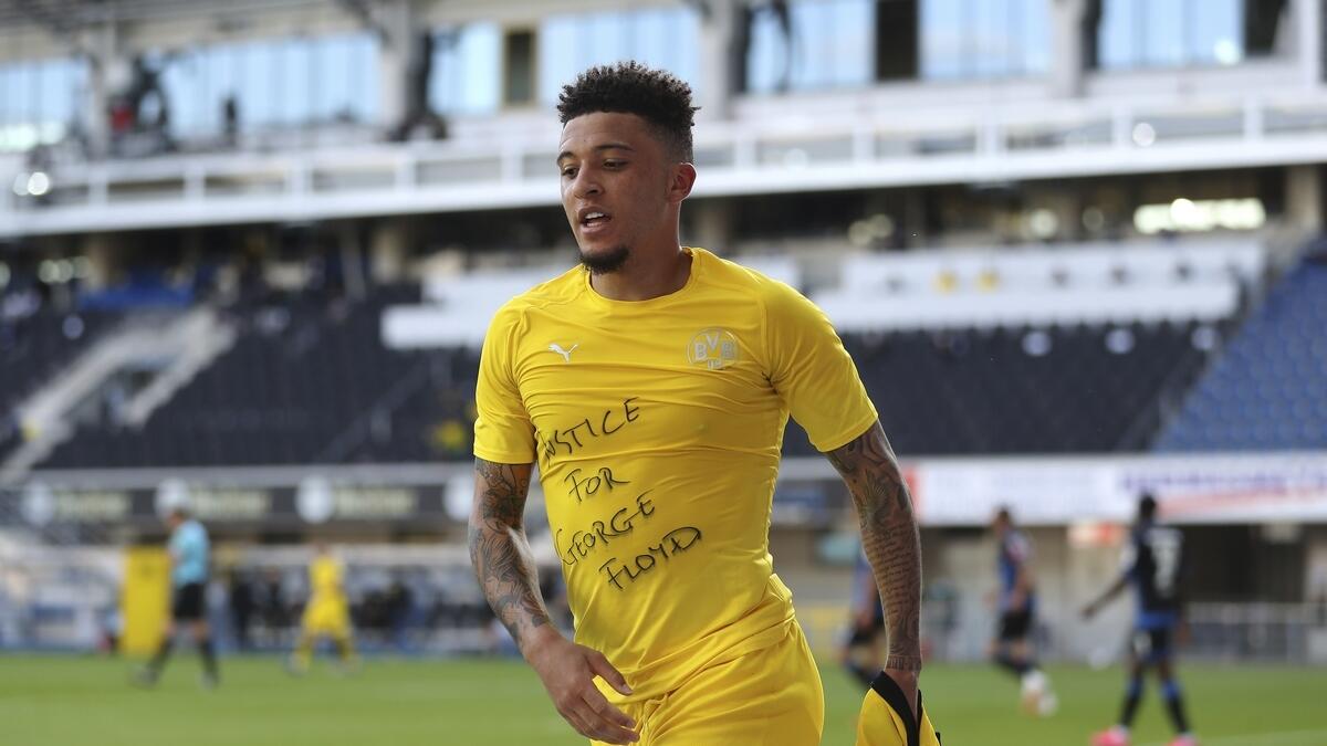 Sancho played for two years in the Manchester City youth set-up before deciding to move to Bundesliga with Dortmund in 2017