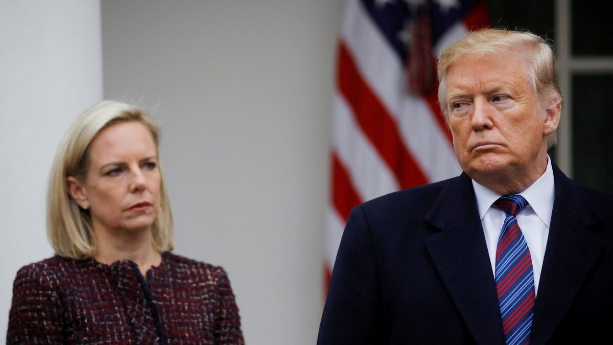 US Homeland Security chief Nielsen leaving her position: Trump 