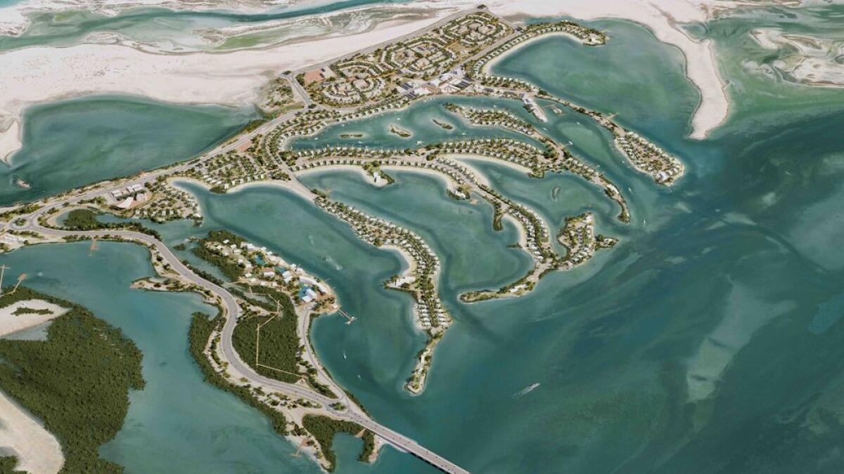 The island will house 300 luxurious waterfront villas and mansions, 250 town houses, 14 buildings with over 570 apartment units, two hotels, and recreational facilities. Supplied photo
