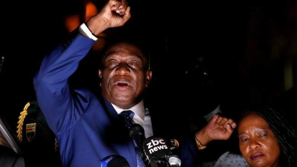 Zimbabwe’s president unhurt after “cowardly” blast at rally