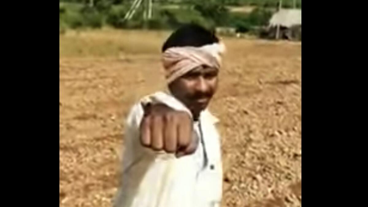 india, farmer sings bieber song baby, viral karnataka farmer