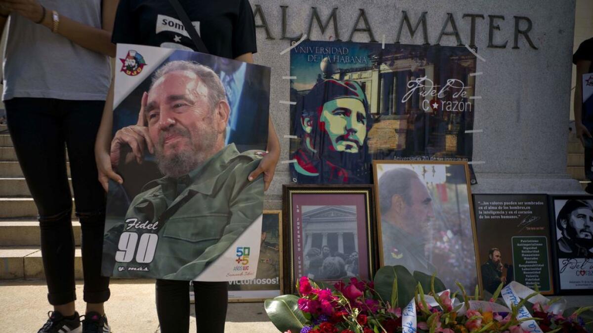 Cubans begin nine days of mourning for Castro