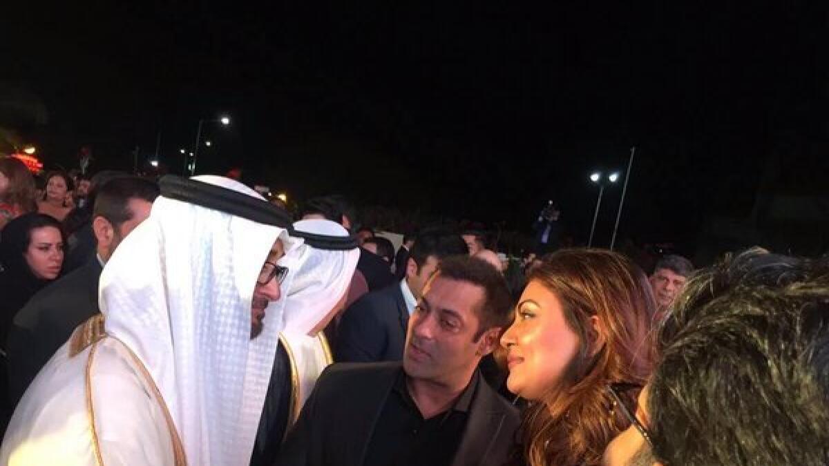 Superstar Salman Khan meets UAEs Mohammed bin Zayed