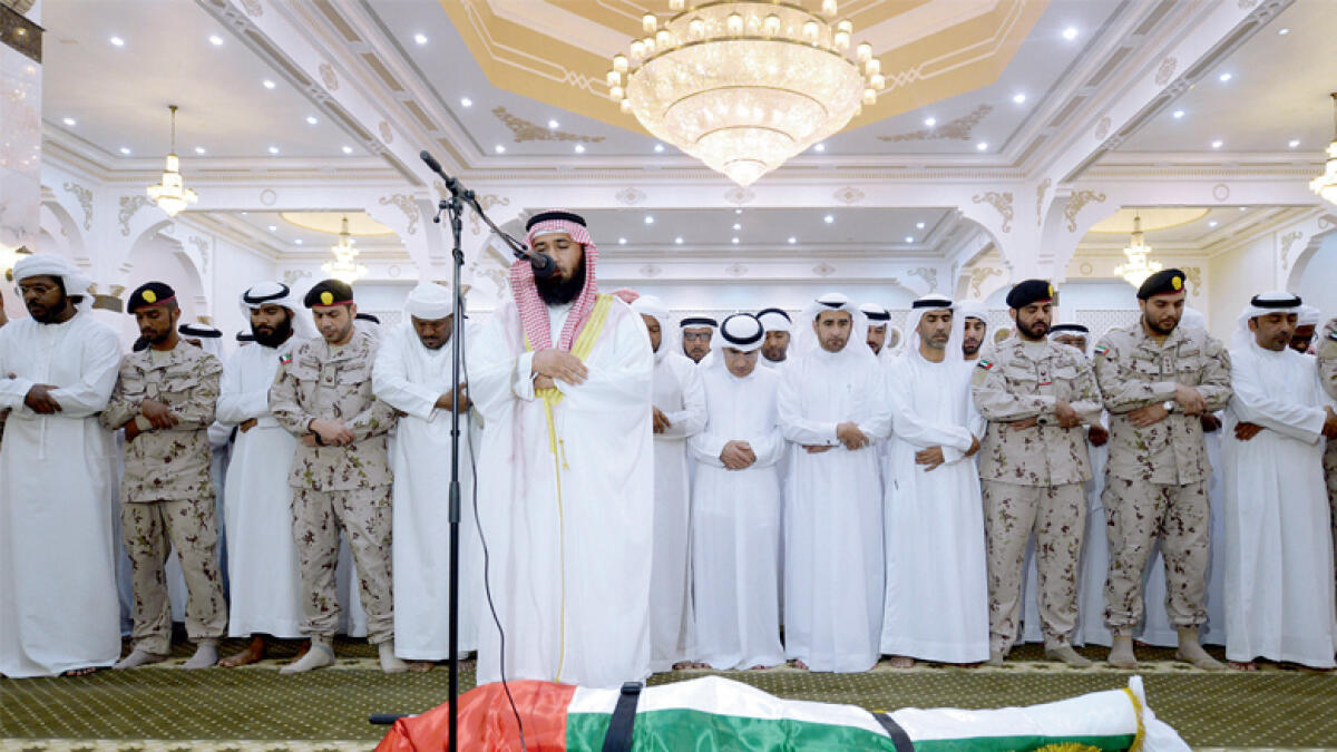 Emirati martyr Al Zaabi laid to rest in Kalba