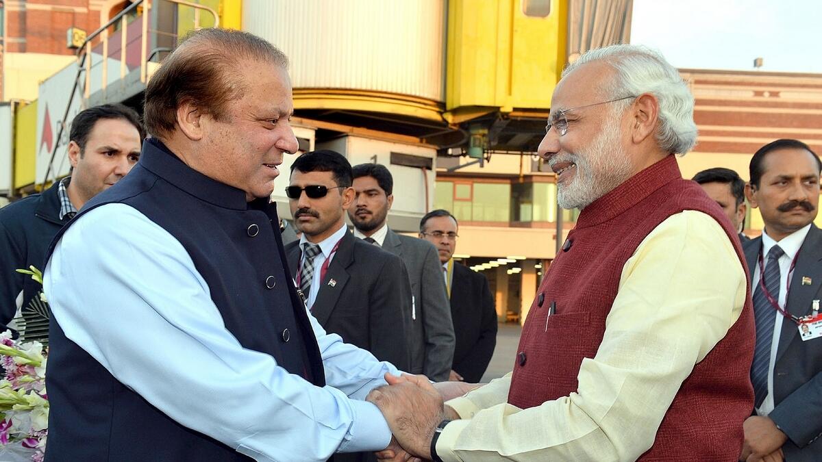 Indian PM Modi meets Pakistani PM Sharif in Kazakhstan