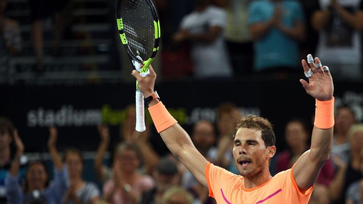 Nadal opens 2017 with win against Dolgopolov