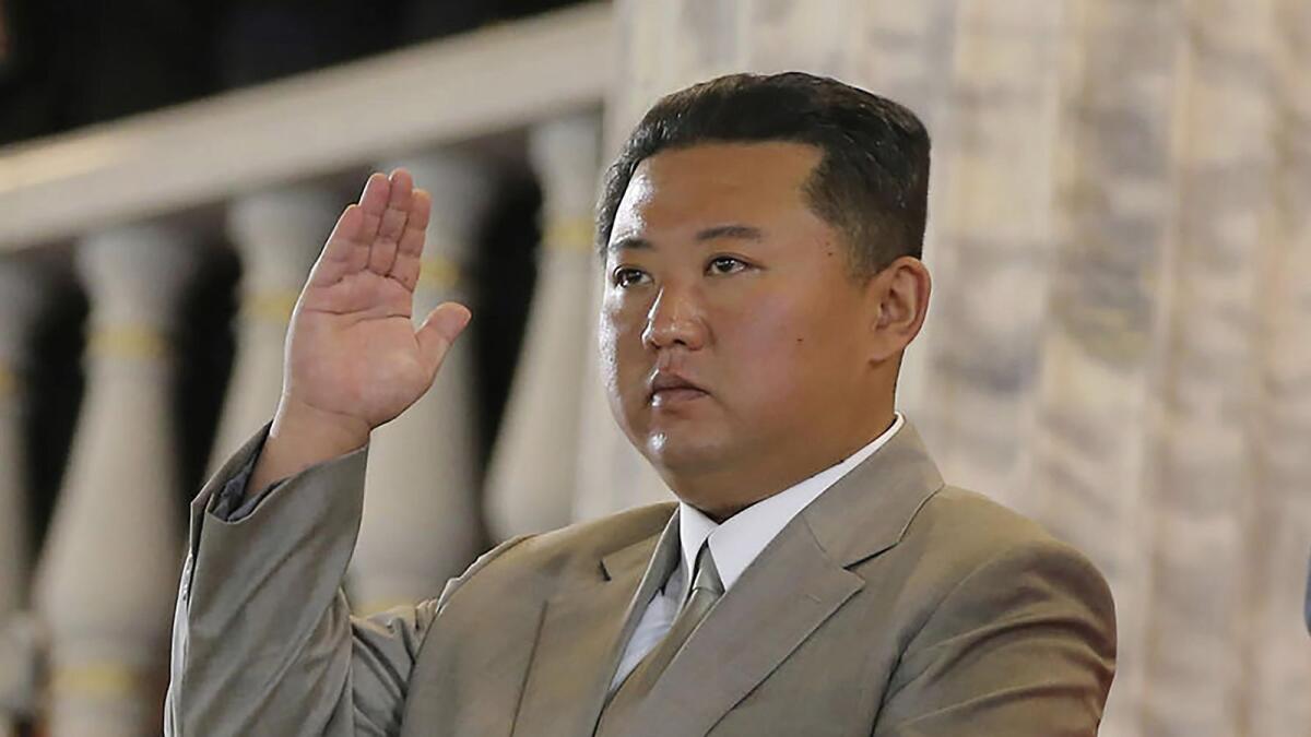 North Korean leader Kim Jong Un. Photo: AP file