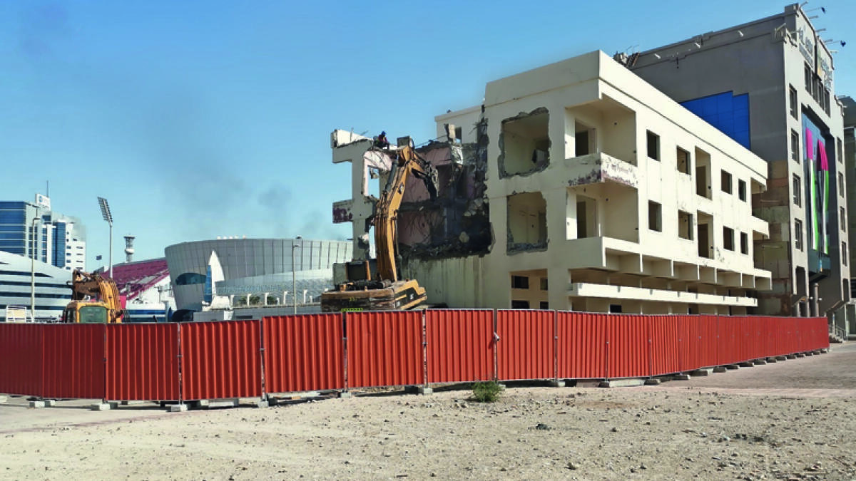 demolition, abandoned buildings, abu dhabi, municipality