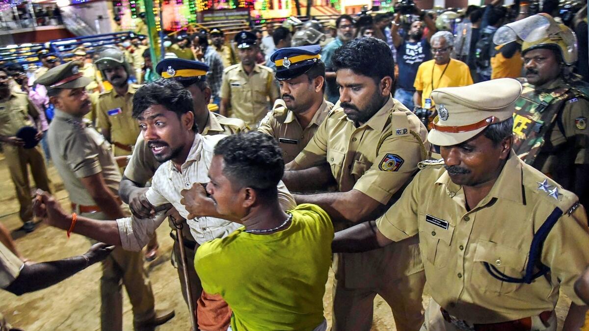 Sabarimala row: Widespread protests across Kerala 