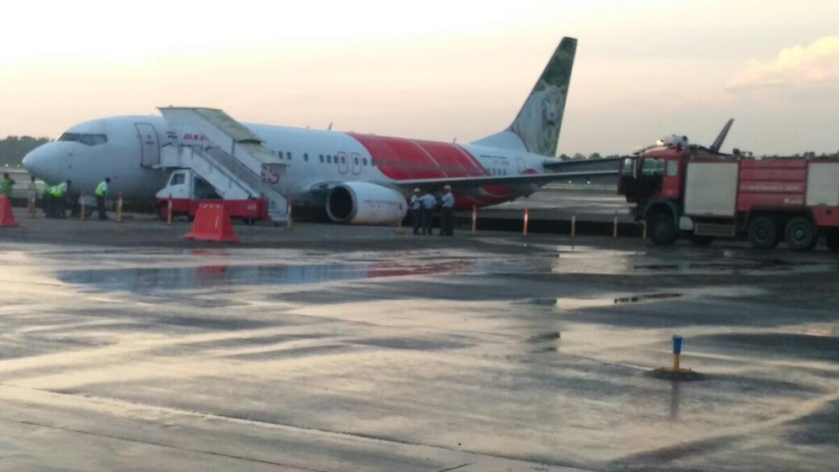 Air India Express plane from Abu Dhabi veers of taxiway in Kochi