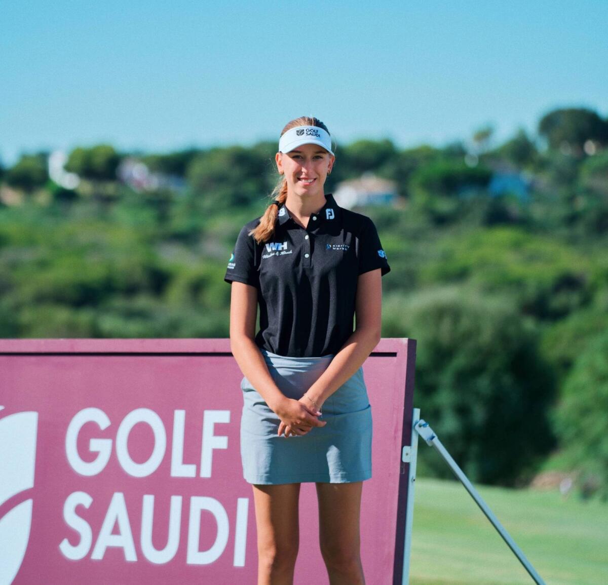 Dubai based Chiara Noja, a Golf Saudi Ambassador, makes her 2024 LET debut this week at Riyadh Golf Club. - Supplied photo