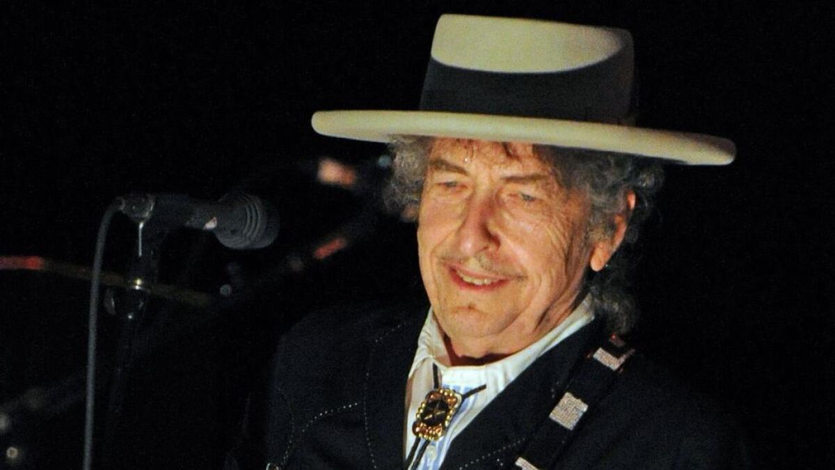Bob Dylan receives Nobel Prize in literature