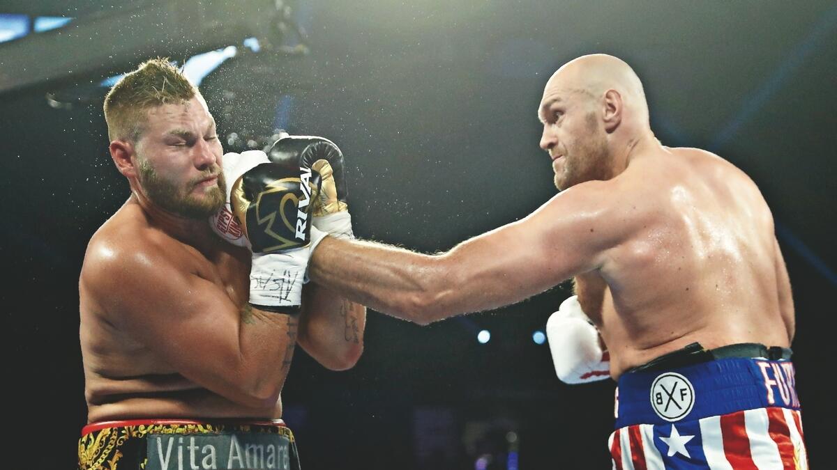 Tyson Fury proves too strong for Tom