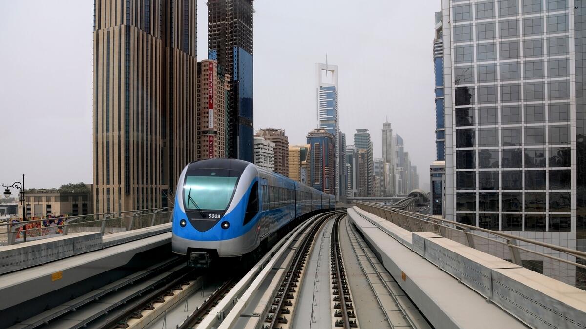 Dubai Metro station advisory for passengers