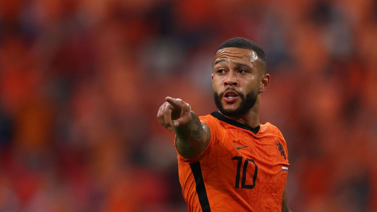 Memphis Depay has reached an agreement with Barcelona. — AFP