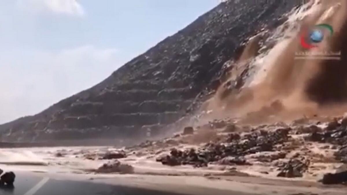 Jebel Jais was temporarily closed down due to the recent flash floods.-Supplied photo