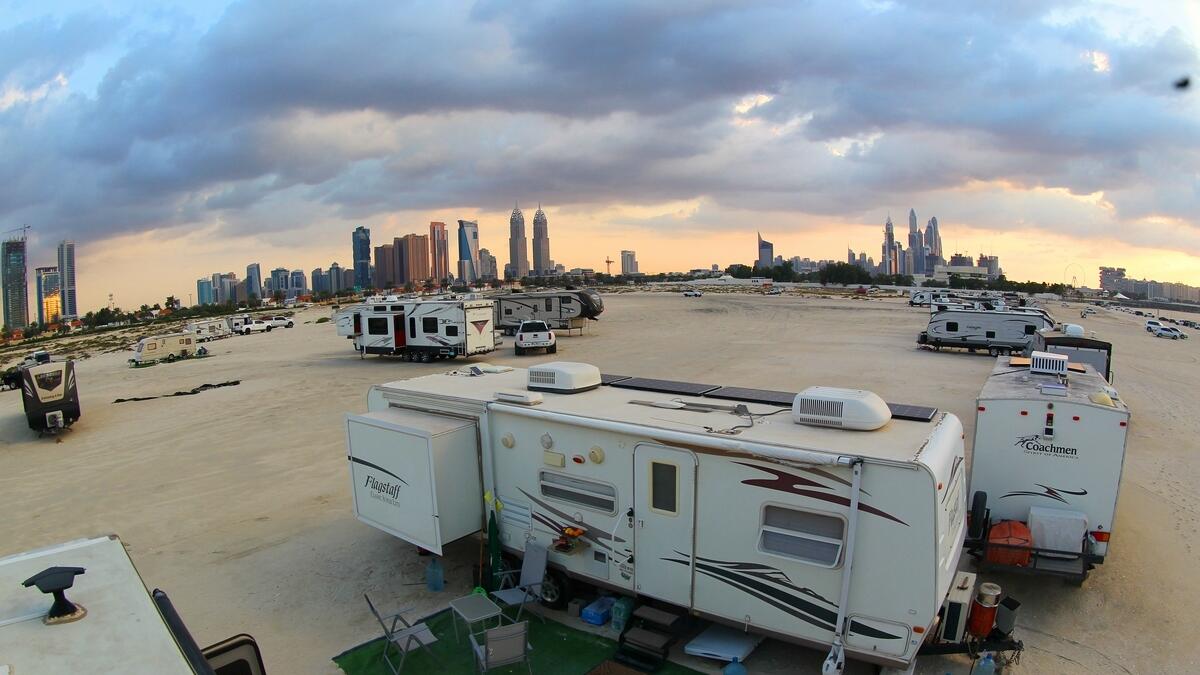 Dubai, waives off, Dh500 fee, setting up, caravans, beach, municipality, 