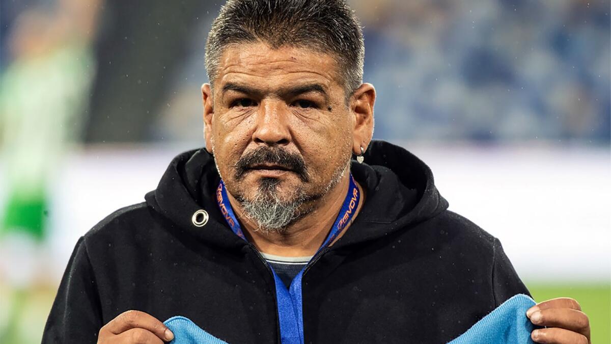 Diego Maradona's younger brother Hugo has died from a heart attack in Naples. – AFP
