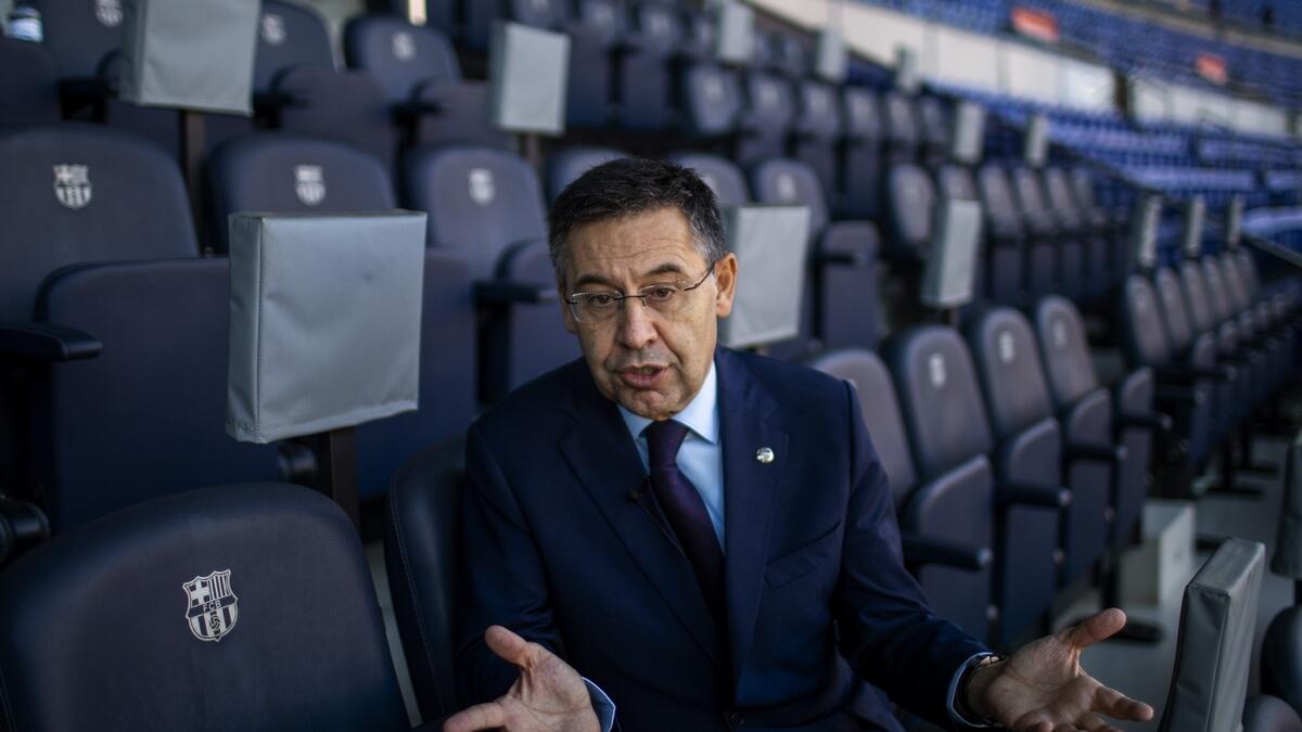 President of FC Barcelona Josep Bartomeu under pressure