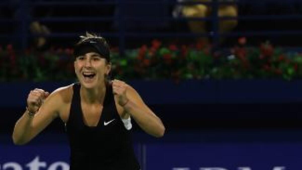 Unseeded Bencic wins Dubai tennis title 