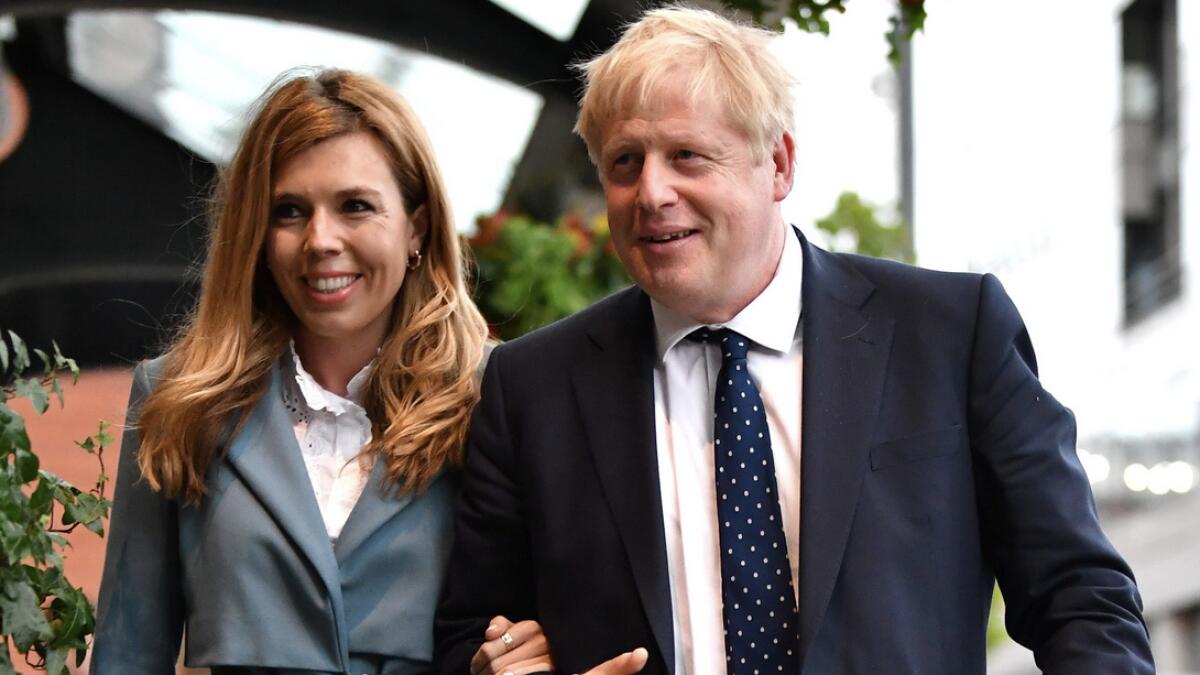 British PM Boris Johnson, Carrie Symonds, child