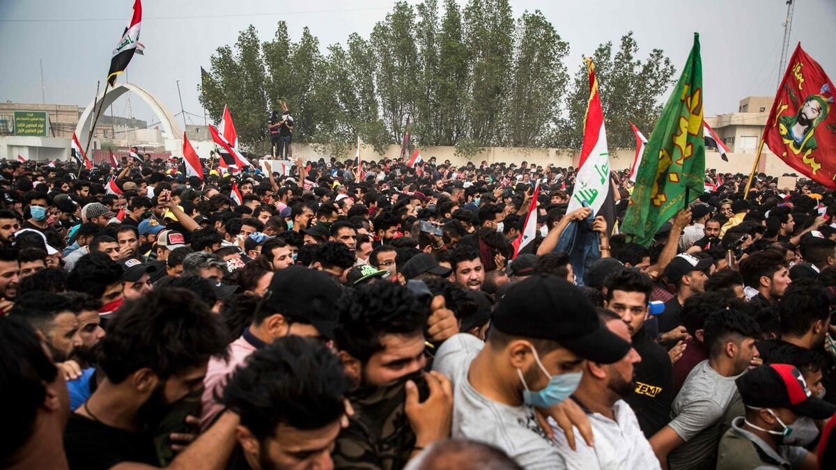 Iraq, protests, gulf