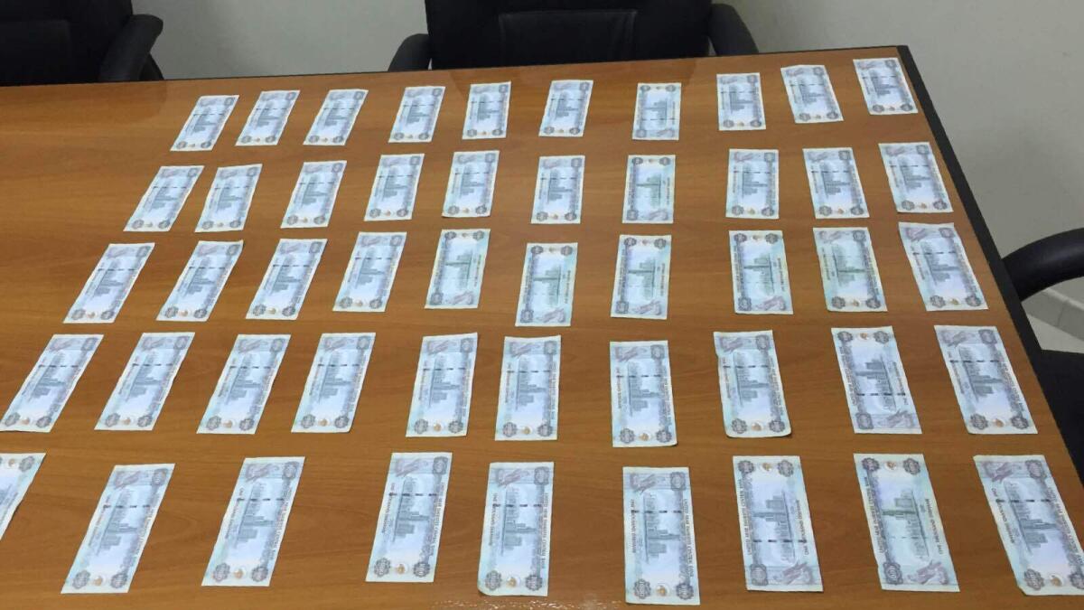 RAK police nab gang with forged Dh49,000. Supplied photo