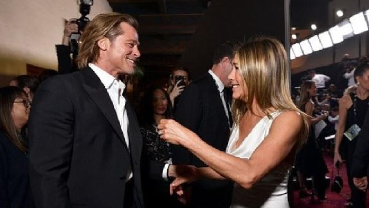 Brad Pitt, reacts, reunion, ex-wife, Jennifer Aniston, 2020 Screen Actors Guild Awards, 
