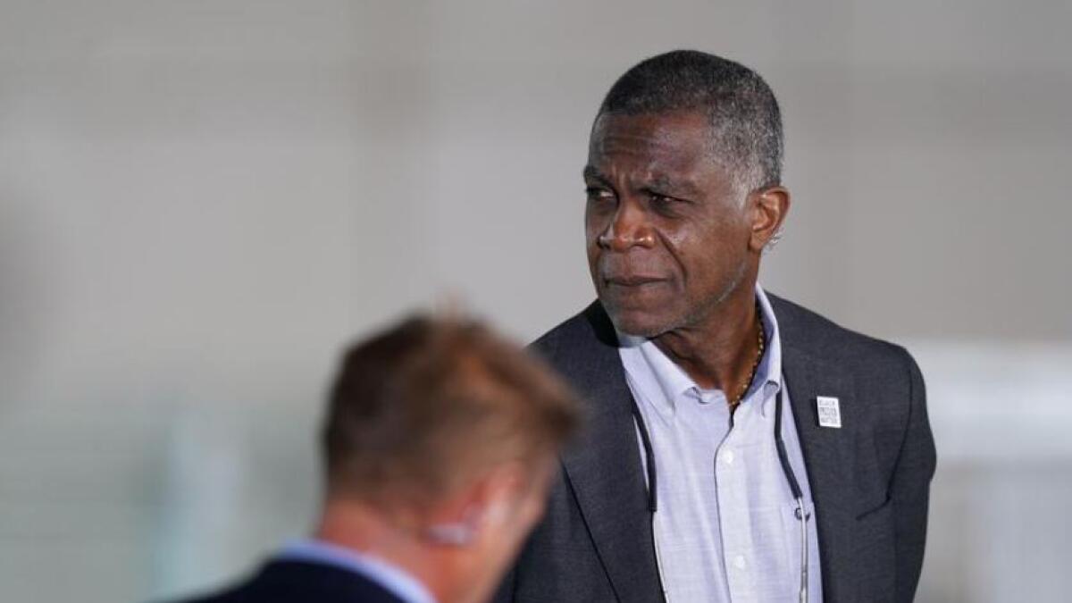 Former West Indies fast bowler Michael Holding. (Reuters)