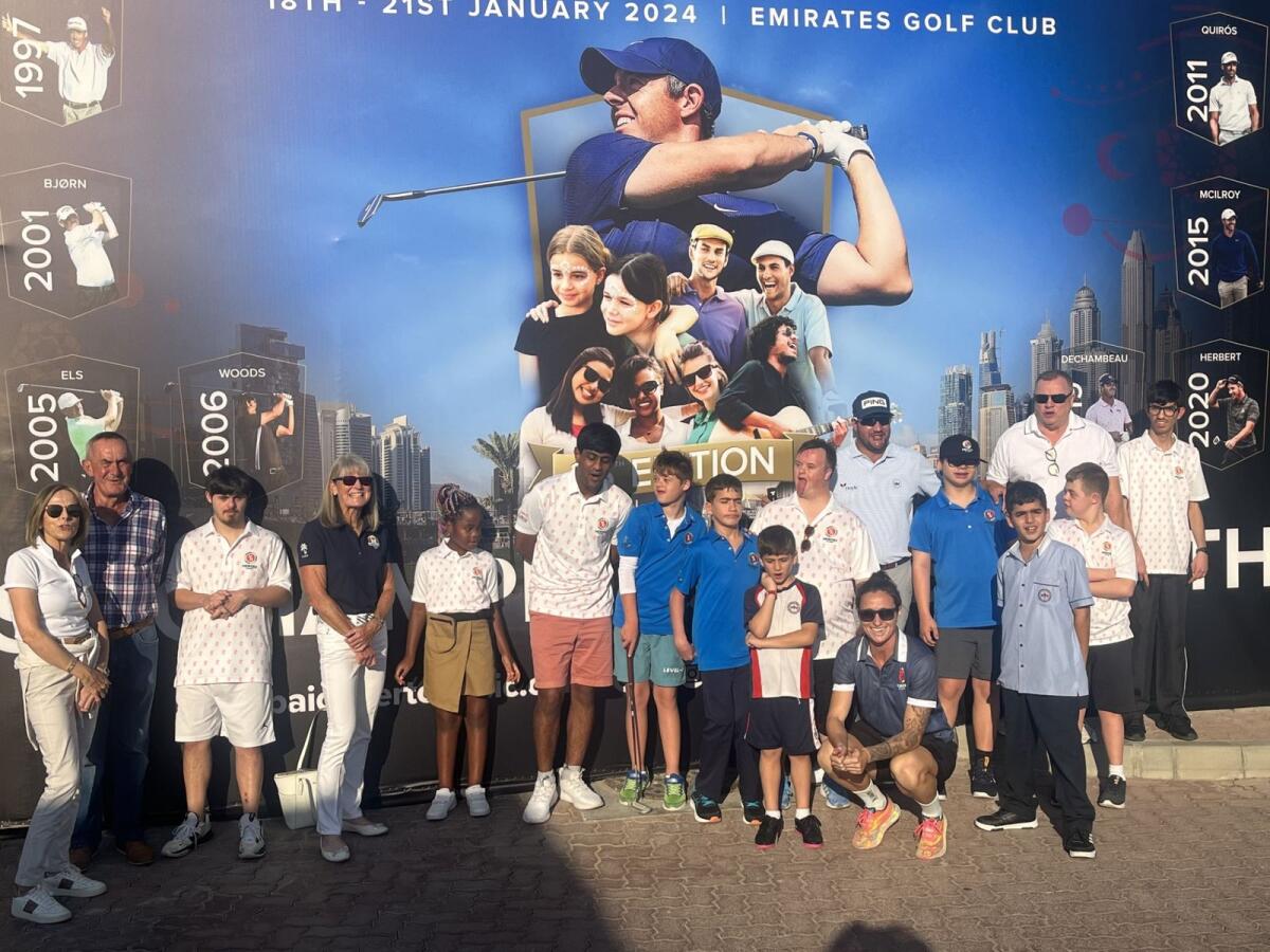 South African Professional Thriston Lawrence hosted a Heroes of Hope golf clinic for People of Determination and guests on the sidelines of the HERO Dubai Desert Classic practice day at Emirates Golf Club - Supplied photo