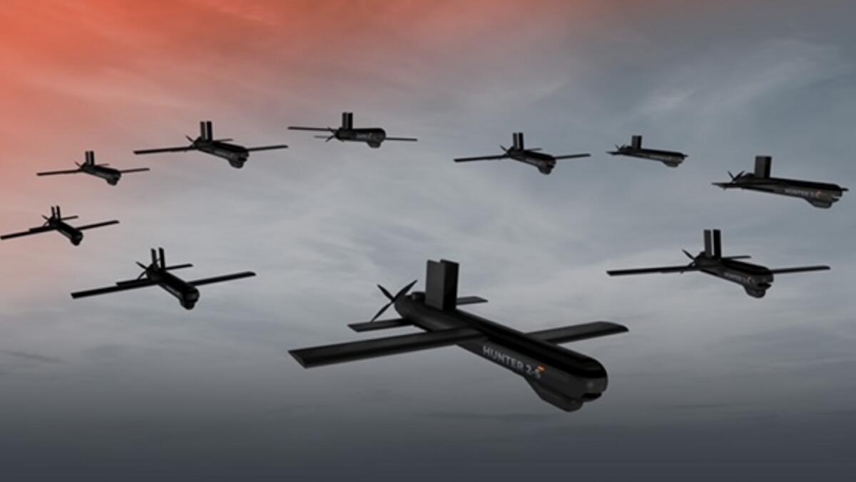 EDGE unveils swarming drones. Photo: Supplied