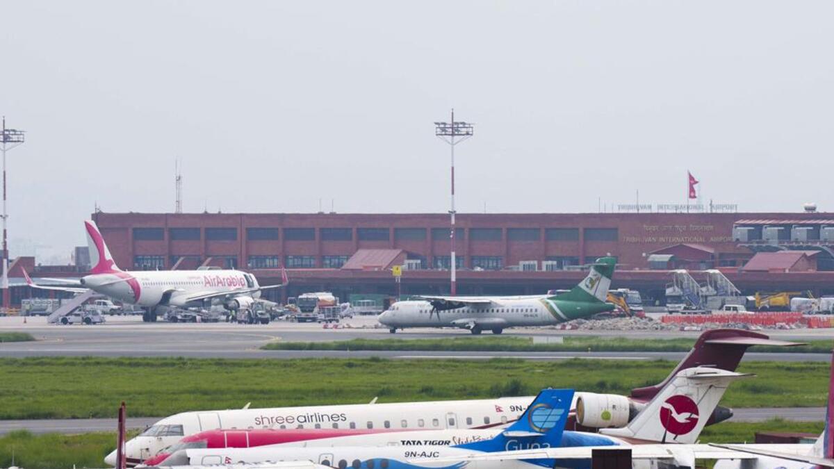A general view of Tribhuvan International airport in Kathmandu, Nepal, Sunday, May 29, 2022 Photo: AP