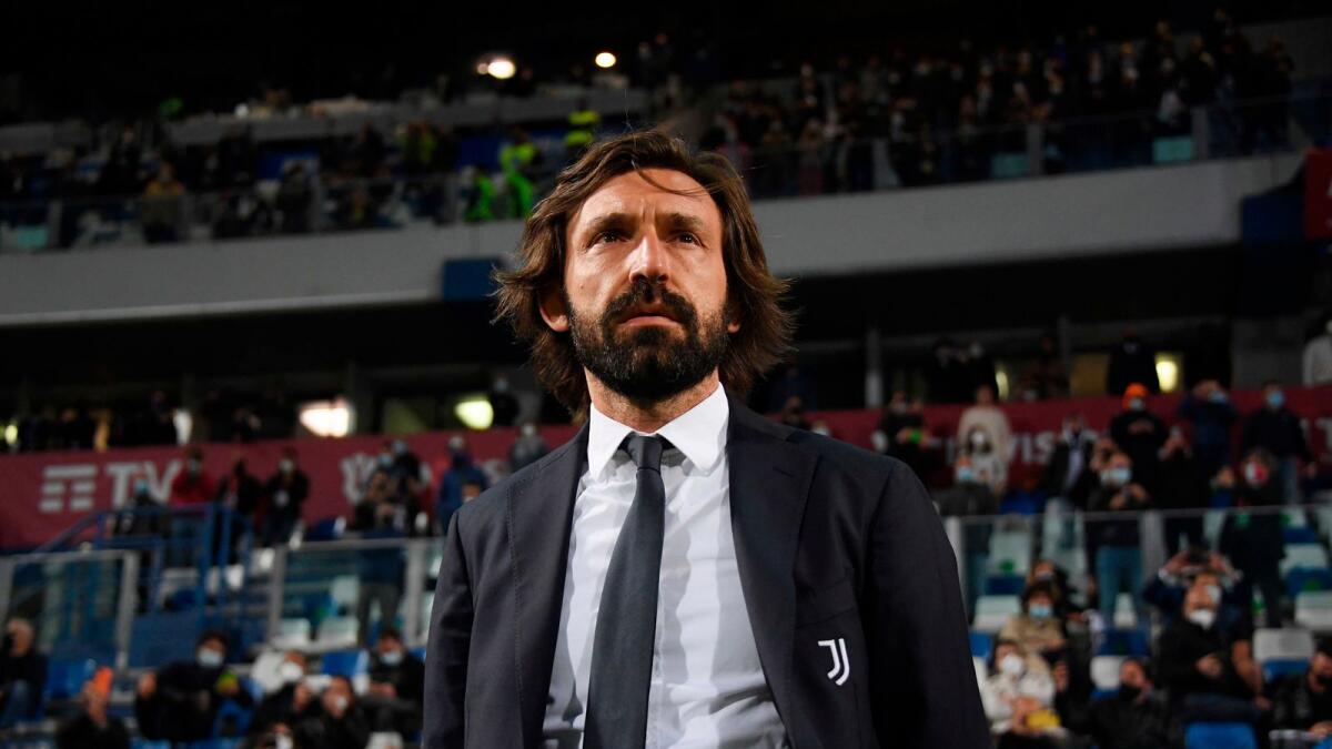 Andrea Pirlo sacked after a single season in charge. — AP