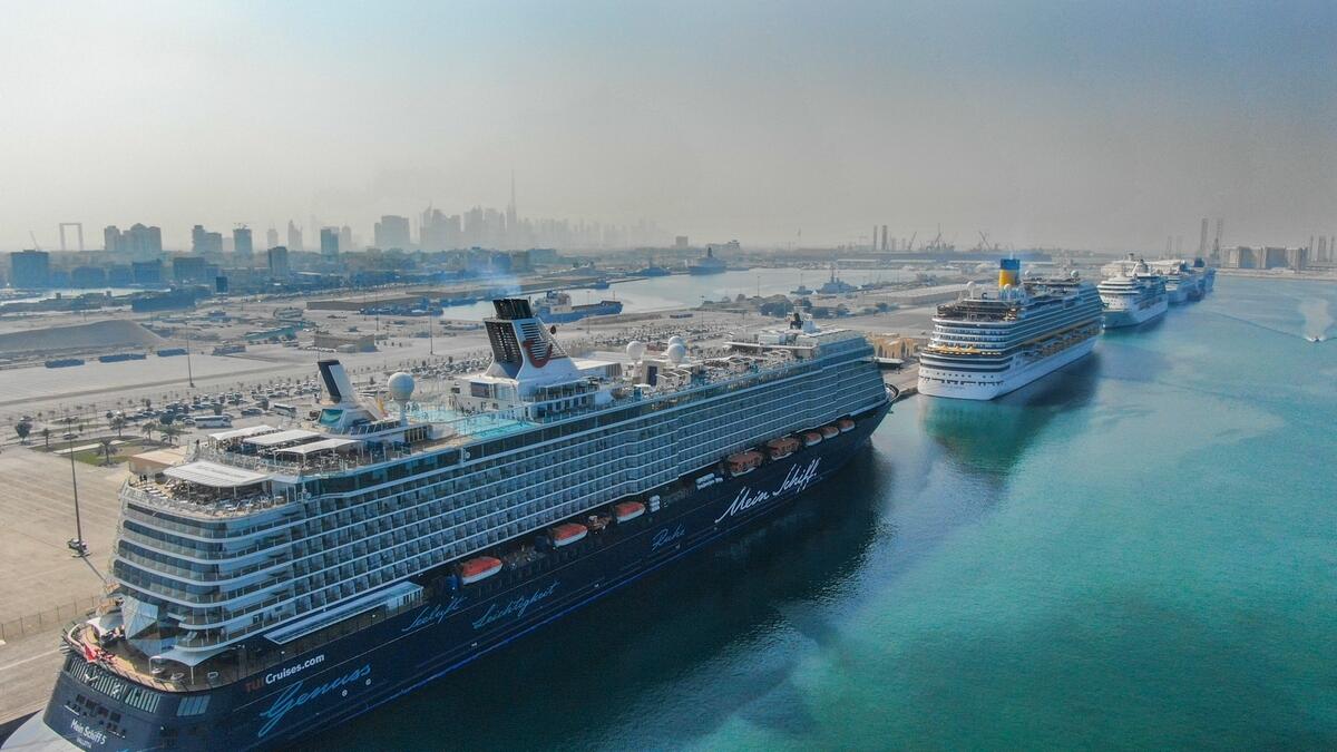 Dubai marks historic arrival of six international cruise liners in one day
