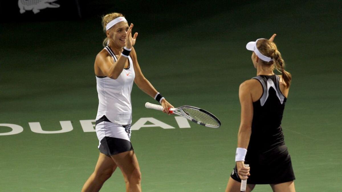 Tennis: Makarova, Vesnina shine on a rain-hit day to seal doubles crown in Dubai