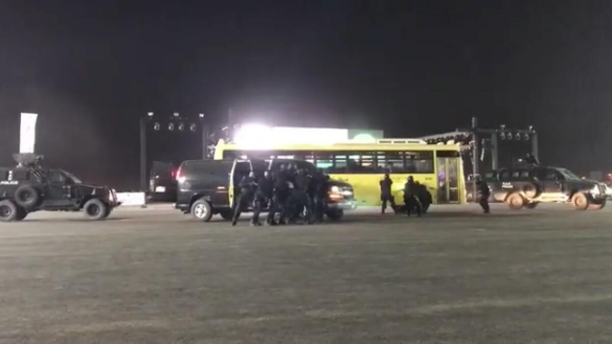School bus attacked by gunmen in UAE in security drill