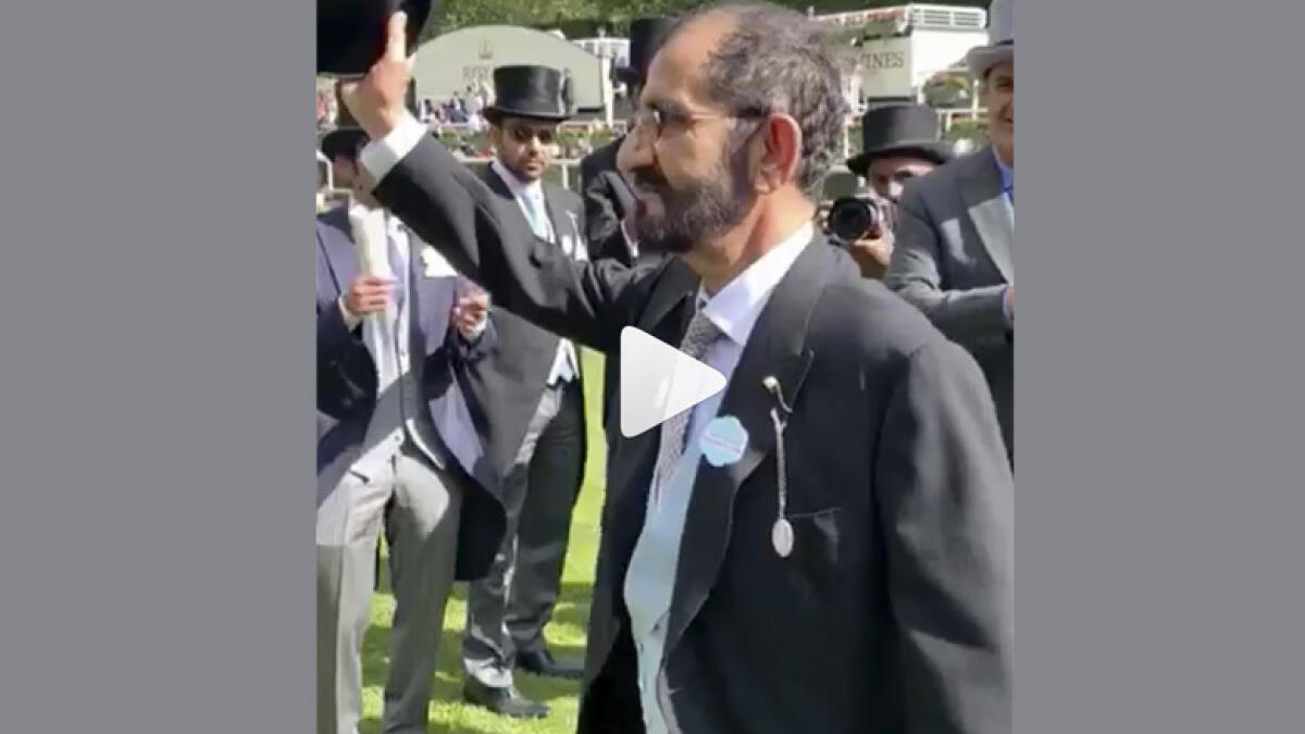 Video: Sheikh Mohammeds celebratory dance at Royal Ascot