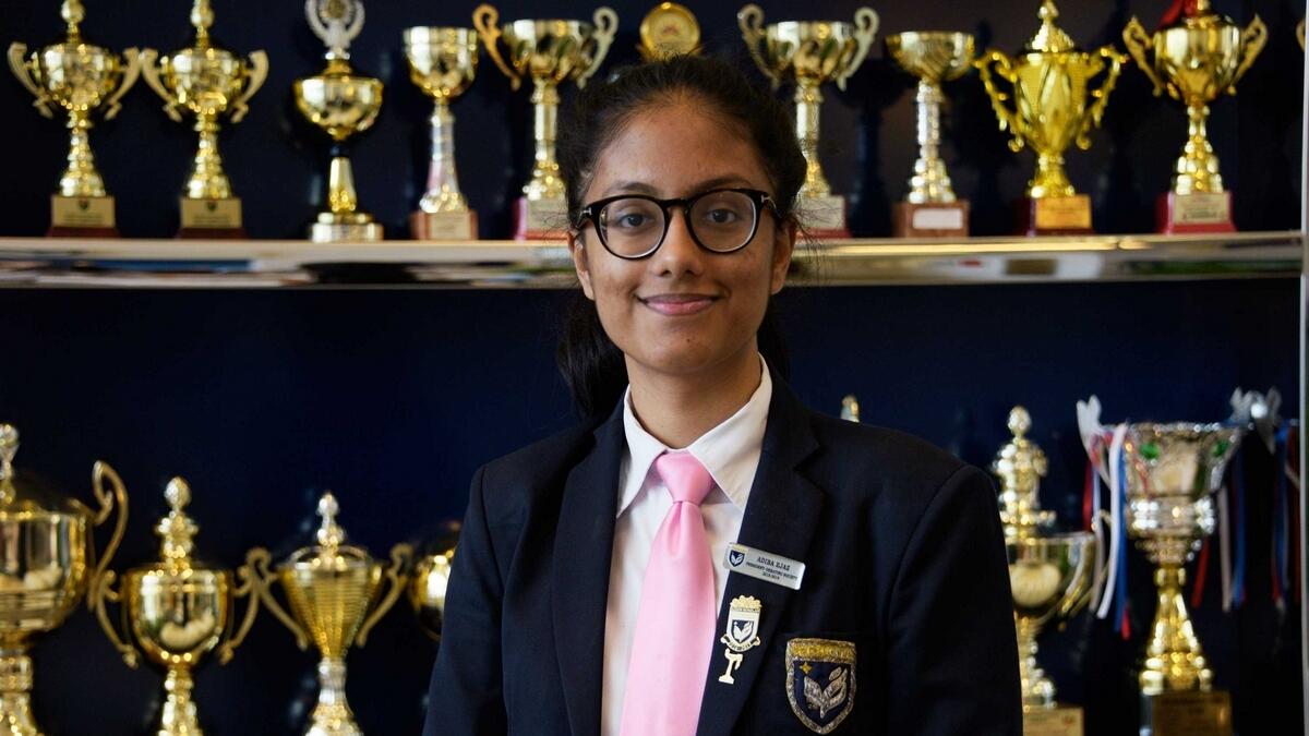 Adiba Ejaz, Indian pupil from GEMS Modern Academy, was thrilled to see her perfect score of 45.