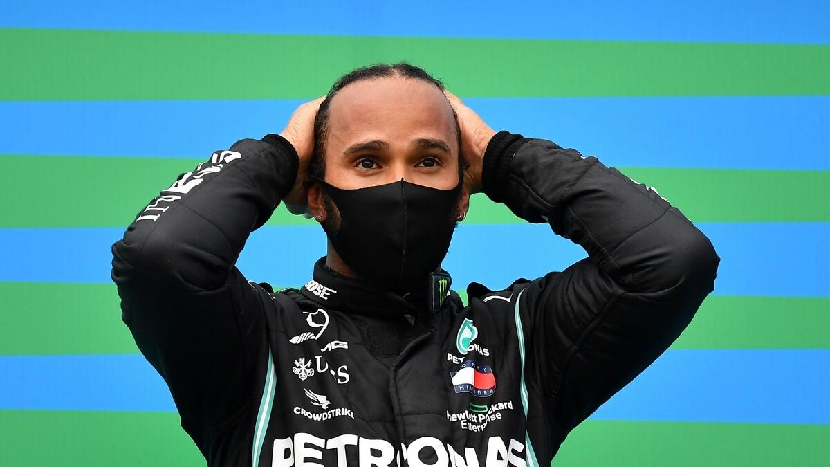 Hamilton is the only Black driver in a sport that is heavily white and male. (Reuters)