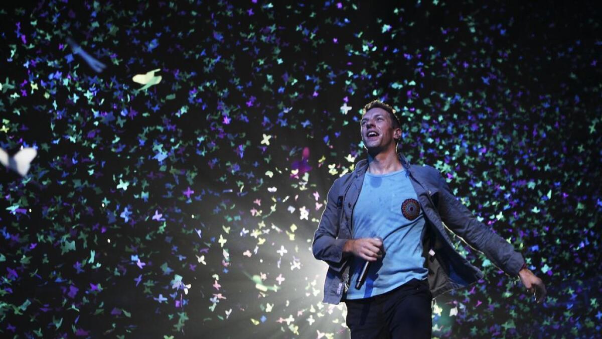 Coldplay will be playing for one night only in Abu Dhabi during New Year's Eve