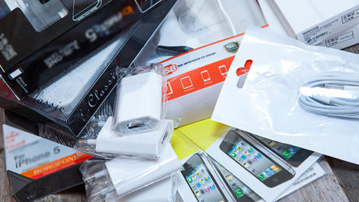 Fake phones, accessories worth Dh10m seized in Dubai 