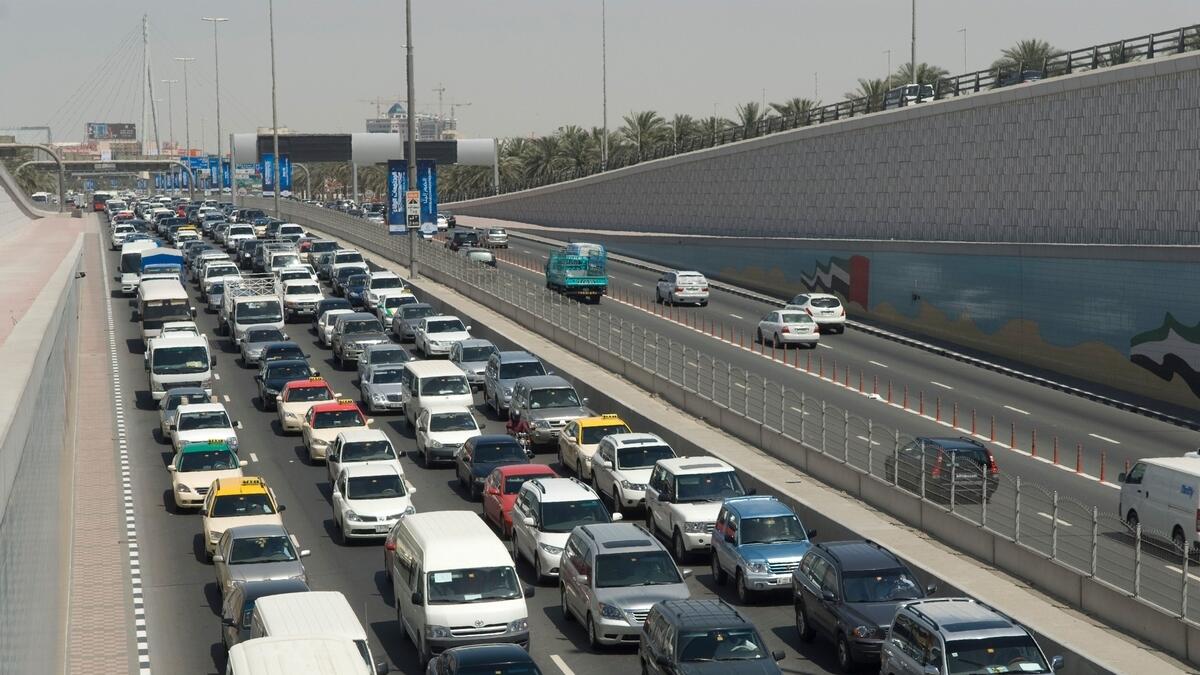 Motorists, traffic, congestion, Sharjah roads, Dubai traffic, UAE traffic